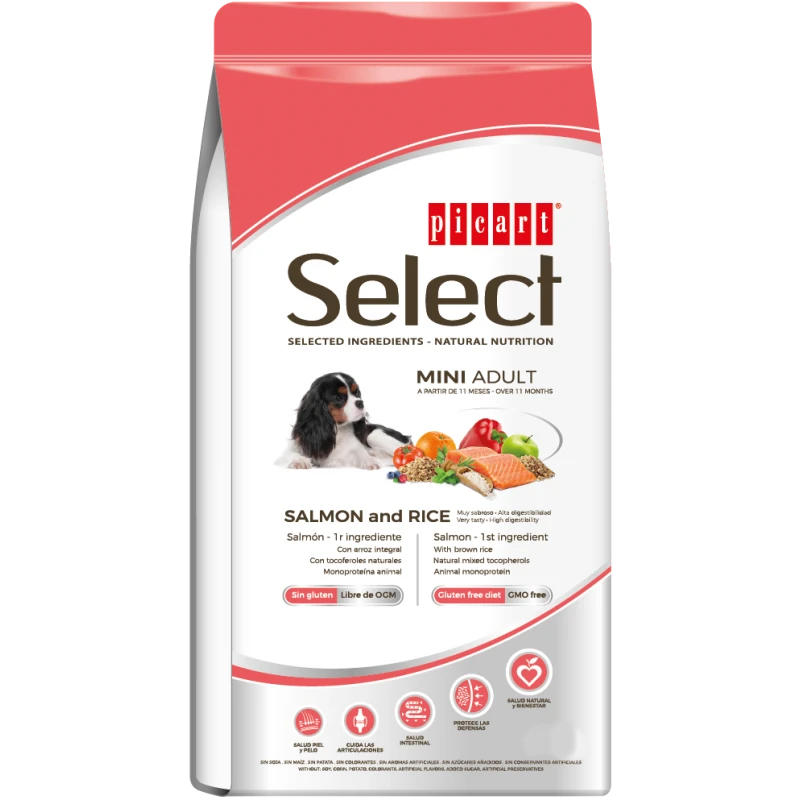 Picart Select Adult Mini Salmon & Rice 3kg ΞΗΡΑ ΤΡΟΦΗ ΣΚΥΛΟΥ