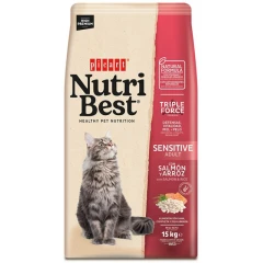 Nutribest Picart Cat Sensitive Salmon & Rice 15kg Nutribest Picart Cat Sensitive Salmon & Rice 15kg