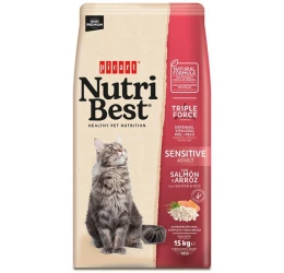 Nutribest Picart Cat Sensitive Salmon & Rice 15kg Nutribest Picart Cat Sensitive Salmon & Rice 15kg