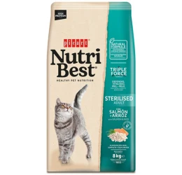 Nutribest Picart Cat Sterilised Salmon & Rice 8kg Nutribest Picart Cat Sterilised Salmon & Rice 8kg