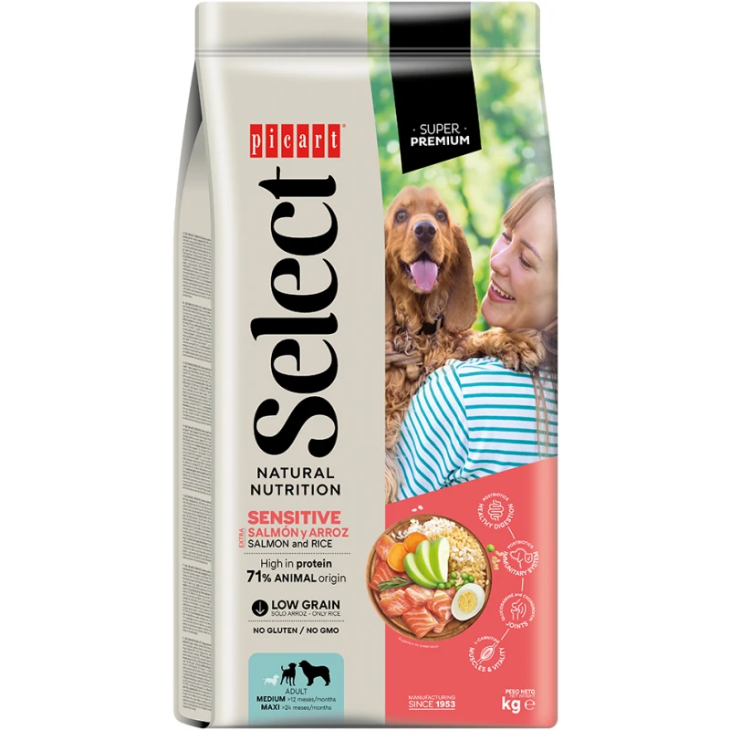 Picart Select Sensitive Salmon & Rice 12kg Σκύλοι