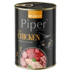 Κονσέρβα Γάτας Piper Cat Adult Chicken (Κοτόπουλο) Can 400gr