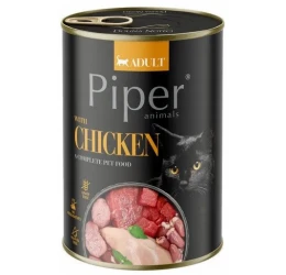 Κονσέρβα Γάτας Piper Cat Adult Chicken (Κοτόπουλο) Can 400gr Κονσέρβα Γάτας Piper Cat Adult Chicken (Κοτόπουλο) Can 400gr