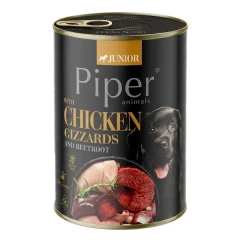 Κονσέρβα Σκύλου Piper Junior Εντόσθια Κοτόπουλου & Καστανό Ρύζι 400gr