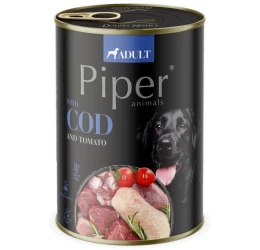 Κονσέρβα Σκύλου Adult Piper Cod (Μπακαλιάρος) 400gr Κονσέρβα Σκύλου Adult Piper Cod (Μπακαλιάρος) 400gr