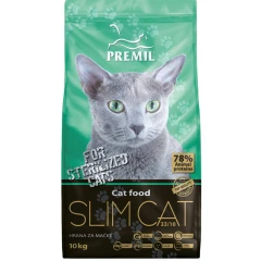 Premil Super Premium Slim Cat για Στειρωμένες Γάτες 10kg Premil Super Premium Slim Cat για Στειρωμένες Γάτες 10kg