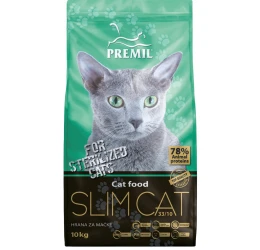 Premil Super Premium Slim Cat για Στειρωμένες Γάτες 10kg Premil Super Premium Slim Cat για Στειρωμένες Γάτες 10kg