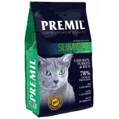 Premil Super Premium Slim Cat για Στειρωμένες Γάτες 1,5kg