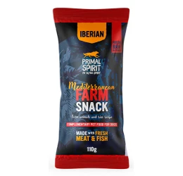 Λιχουδιά Σκύλου Primal Spirit Iberian Mediterranean Farm Snack 110gr Λιχουδιά Σκύλου Primal Spirit Iberian Mediterranean Farm Snack 110gr