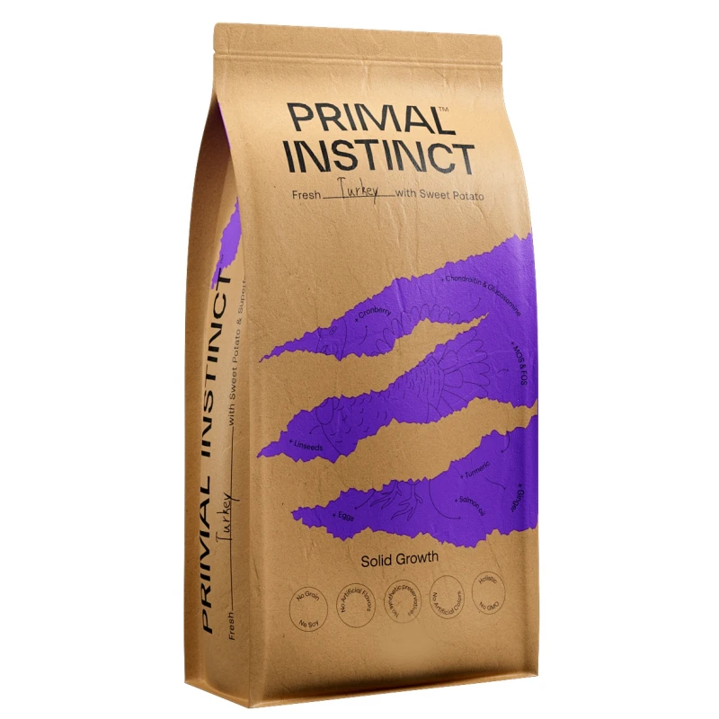 Ξηρά τροφή Σκύλου Primal Instinct Solid Growth 12kg Σκύλοι