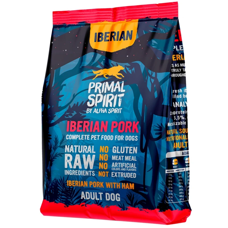 Ξηρά Τροφή Σκύλου Primal Spirit Iberian Pork 1kg Σκύλοι Ξηρά Τροφή Σκύλου Primal Spirit Iberian Pork 1kg Σκύλοι