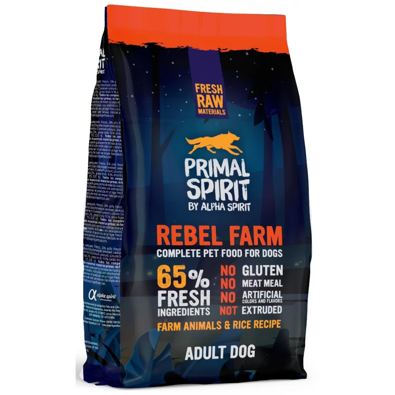 Ξηρά Τροφή Σκύλου Primal Spirit Rebel Farm 1kg Σκύλοι Ξηρά Τροφή Σκύλου Primal Spirit Rebel Farm 1kg Σκύλοι
