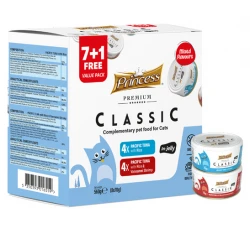 Princess Premium Classic Combo Tuna with Rice & Shrimp Mix 2 Γεύσεις 70g (7 + 1 Δώρο) Princess Premium Classic Combo Tuna with Rice & Shrimp Mix 2 Γεύσεις 70g (7 + 1 Δώρο)