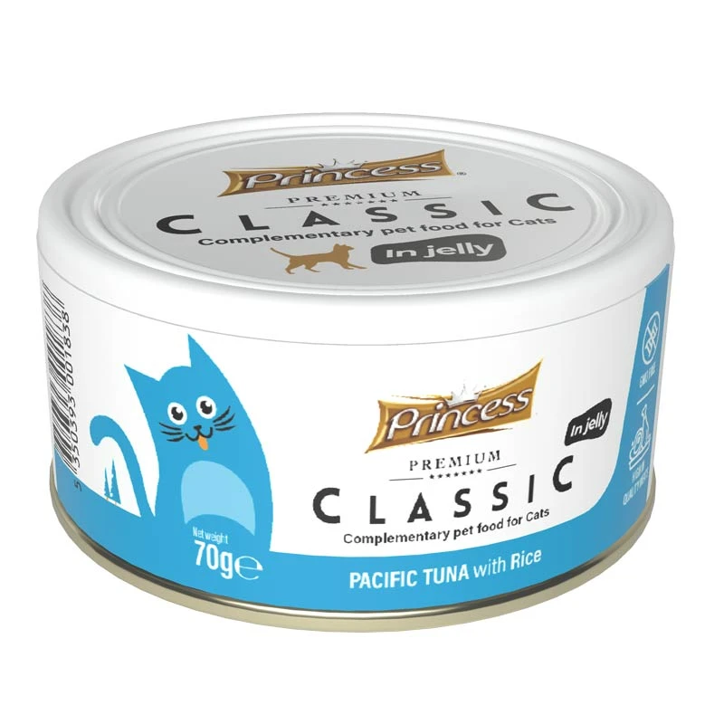 Princess Premium Classic Pacific Tuna with Rice 70g (7 + 1 Δώρο) Γάτες Princess Premium Classic Pacific Tuna with Rice 70g (7 + 1 Δώρο) Γάτες