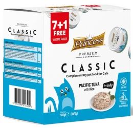 Princess Premium Classic Pacific Tuna with Rice 70g (7 + 1 Δώρο) Princess Premium Classic Pacific Tuna with Rice 70g (7 + 1 Δώρο)