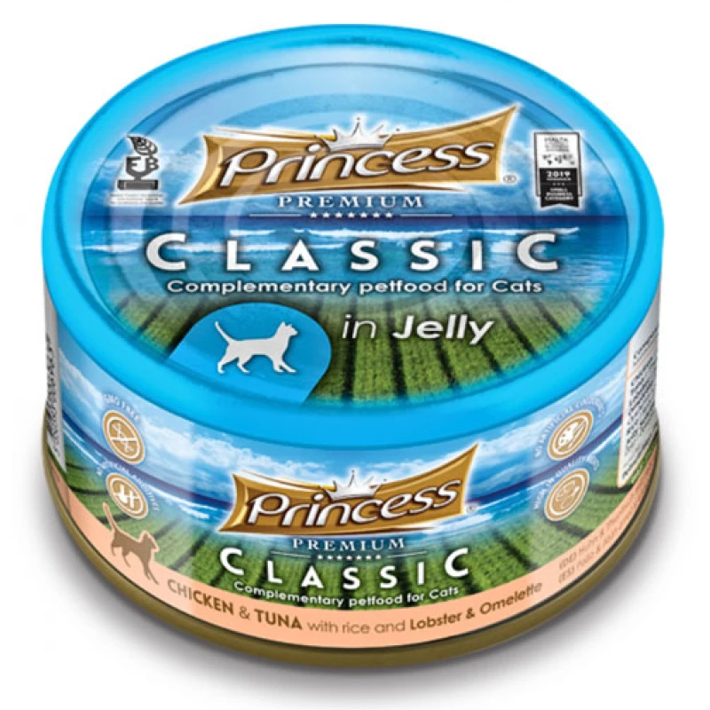 Princess Premium Classic Tuna, Chicken, BBQ Duck 170g Γάτες Princess Premium Classic Tuna, Chicken, BBQ Duck 170g Γάτες