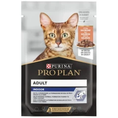Pro Plan Indoor Σολομός σε Σάλτσα 85gr Pro Plan Indoor Σολομός σε Σάλτσα 85gr