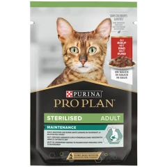 Pro Plan Sterilised Maintenance Βοδινό σε Σάλτσα 85gr Pro Plan Sterilised Maintenance Βοδινό σε Σάλτσα 85gr