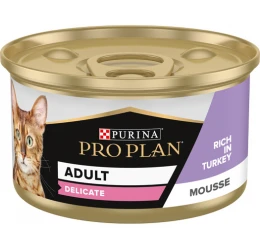 Pro Plan Υγρή Τροφή Γάτας Adult Delicate Turkey Mousse 85g Pro Plan Υγρή Τροφή Γάτας Adult Delicate Turkey Mousse 85g