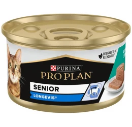 Pro Plan Υγρή Τροφή Γάτας Senior Longevis Tuna Mousse 85g