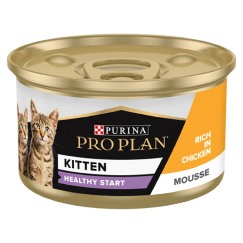 Pro Plan Υγρή Τροφή για Γατάκια Kitten Chicken Mousse 85g Γάτες Pro Plan Υγρή Τροφή για Γατάκια Kitten Chicken Mousse 85g Γάτες