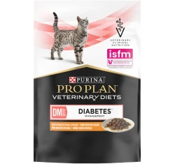 Purina Pro Plan Veterinary Diets Cat DM Diabetes Management Φακελάκι 85g με Κοτόπουλο Purina Pro Plan Veterinary Diets Cat DM Diabetes Management Φακελάκι 85g με Κοτόπουλο