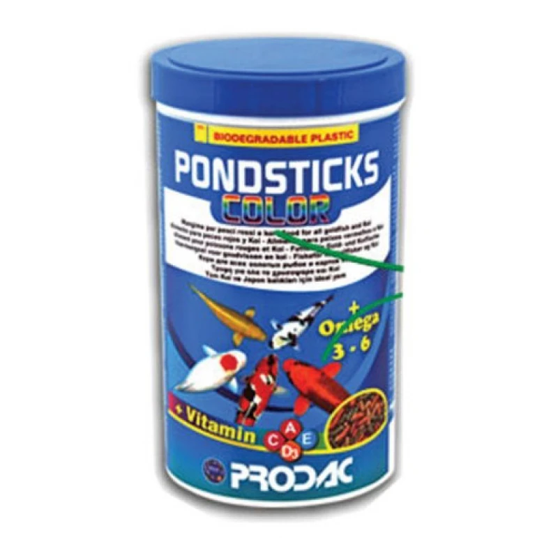 Τροφή για Ψάρια Λίμνης Prodac Pond Sticks Color 1200ml 150gr Τροφές Για Ψάρια Τροφή για Ψάρια Λίμνης Prodac Pond Sticks Color 1200ml 150gr Τροφές Για Ψάρια