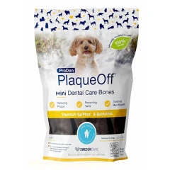 Κόκκαλα Proden Plaqueoff Κατά της Κακοσμίας και της Πέτρας 340gr για Μικρόσωμους Σκύλους με Μπανάνα και Φυστικοβούτυρο Κόκκαλα Proden Plaqueoff Κατά της Κακοσμίας και της Πέτρας 340gr για Μικρόσωμους Σκύλους με Μπανάνα και Φυστικοβούτυρο
