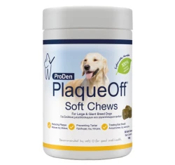 Plaqueoff Soft Chew M/L Κατά της Κακοσμίας, Πέτρας και Πλάκας για Σκύλους 180gr Plaqueoff Soft Chew M/L Κατά της Κακοσμίας, Πέτρας και Πλάκας για Σκύλους 180gr