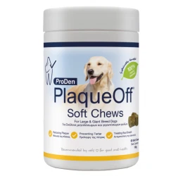 Plaqueoff Soft Chew M/L Κατά της Κακοσμίας, Πέτρας και Πλάκας για Σκύλους 180gr Plaqueoff Soft Chew M/L Κατά της Κακοσμίας, Πέτρας και Πλάκας για Σκύλους 180gr