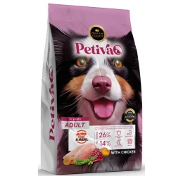 Petiva Dog Food Adult Chicken 12kg + 3kg Δώρο Petiva Dog Food Adult Chicken 12kg + 3kg Δώρο