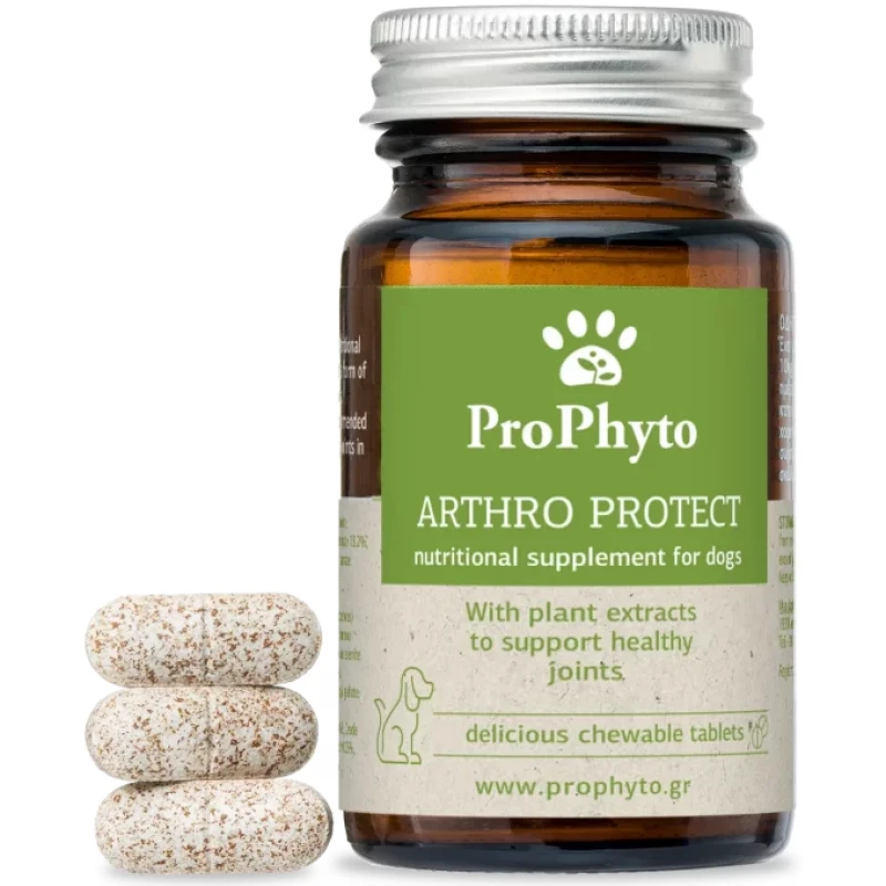 Συμπλήρωμα για τις Αρθρώσεις σε Σκύλους Prophyto Arthro Protect 100tabs Σκύλοι