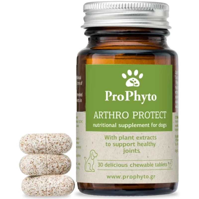 Συμπλήρωμα για τις Αρθρώσεις σε Σκύλους Prophyto Arthro Protect 30tabs Σκύλοι