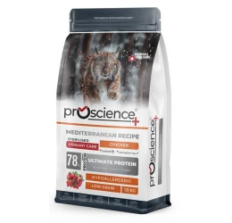 Ξηρά Τροφή Γάτας Proscience Sterilized Urinary Κοτόπουλο 1,5kg