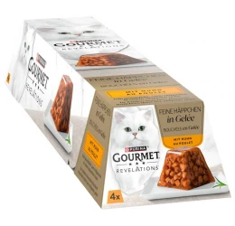 Purina Gourmet Revelations Fine Cuts σε Ζελέ με Κοτόπουλο 4x57gr Purina Gourmet Revelations Fine Cuts σε Ζελέ με Κοτόπουλο 4x57gr