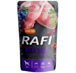 Υγρή τροφή Σκύλου Rafi Adult Pate Grain Free Rabbit (με Κουνέλι) with Blueberry & Cranberry Pouch Pouch 500gr Υγρή τροφή Σκύλου Rafi Adult Pate Grain Free Rabbit (με Κουνέλι) with Blueberry & Cranberry Pouch Pouch 500gr