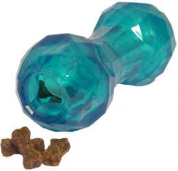 Biosafe Puppy Treat Dumbell Παιχνίδι για Κουτάβια με Λιχουδιές Γαλάζιο 11cm
