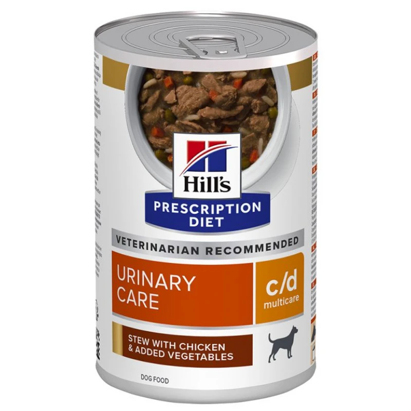 Hill's PD Canine C/D Multicare Urinary Care Stew με Κοτόπουλο και Λαχανικά 354gr για σκύλους ΣΚΥΛΟΙ