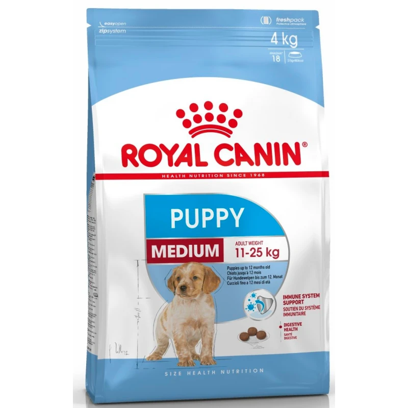 Royal canin Puppy Medium 4kg ΣΚΥΛΟΙ