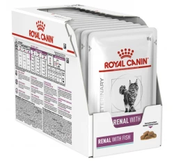 Royal Canin Diet Cat Renal Fish pouch 12x85g (12τμχ) Royal Canin Diet Cat Renal Fish pouch 12x85g (12τμχ)