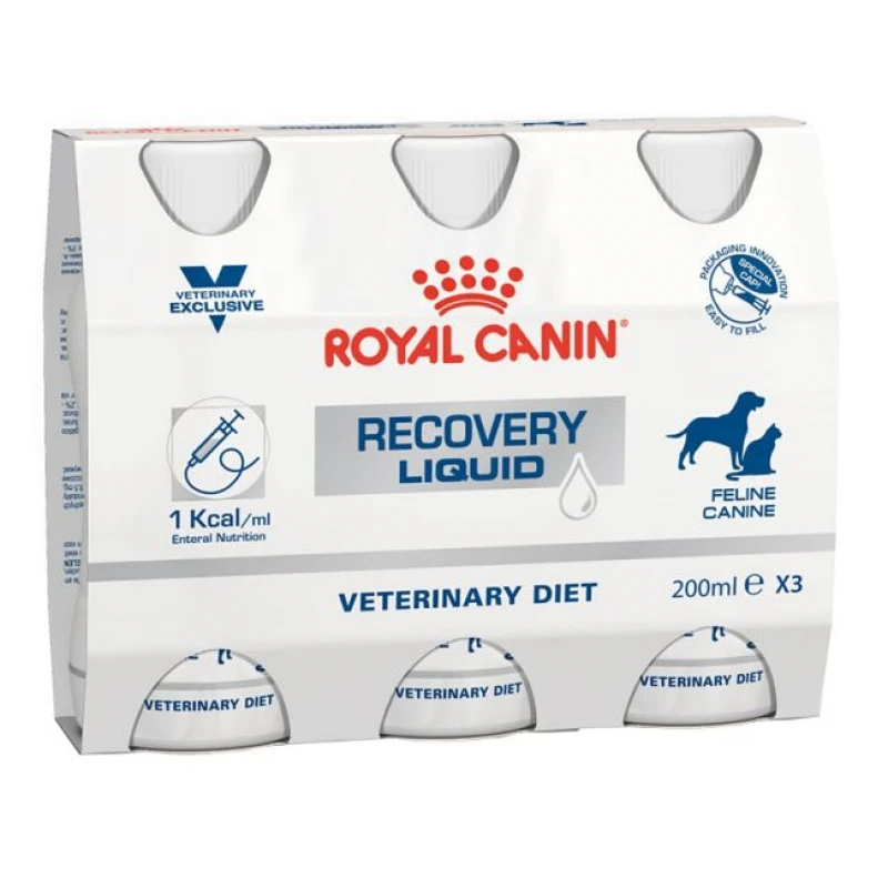 Royal Canin Recovery Liquid 3x200ml για σκύλους και γάτες ΣΚΥΛΟΙ