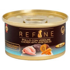 Υγρή Τροφή - Κονσέρβα Γάτας Refine Sterilized Κοτόπουλο με Λαχανικά 85gr Υγρή Τροφή - Κονσέρβα Γάτας Refine Sterilized Κοτόπουλο με Λαχανικά 85gr