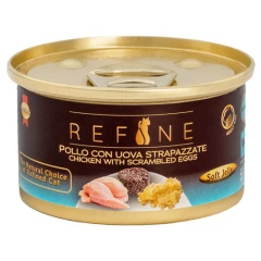 Υγρή Τροφή - Κονσέρβα Γάτας Refine Sterilized Κοτόπουλο με Ομελέτα 85gr Υγρή Τροφή - Κονσέρβα Γάτας Refine Sterilized Κοτόπουλο με Ομελέτα 85gr