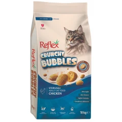 Reflex Ξηρά Τροφή Γάτας Crunchy Bubble Adult Cat Sterilized Chicken 10kg Reflex Ξηρά Τροφή Γάτας Crunchy Bubble Adult Cat Sterilized Chicken 10kg