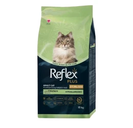 Reflex Plus Adult Sterilised κοτόπουλο 15kg Reflex Plus Adult Sterilised κοτόπουλο 15kg