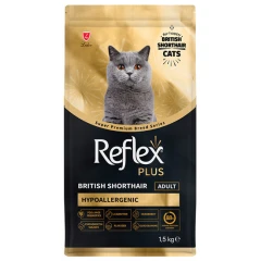 Reflex Plus British Shorthair Adult Hypoallergenic 1,5kg Reflex Plus British Shorthair Adult Hypoallergenic 1,5kg