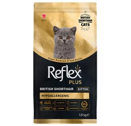 Reflex Plus British Shorthair Kitten Hypoallergenic 1,5kg Reflex Plus British Shorthair Kitten Hypoallergenic 1,5kg