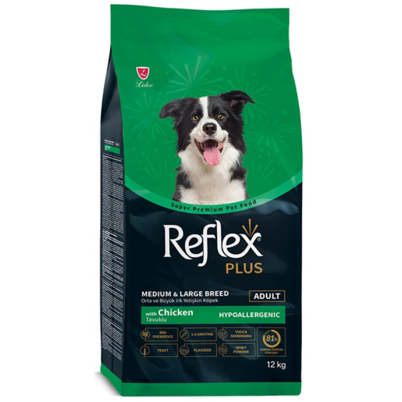 Ξηρά Τροφή Σκύλου Reflex Plus Medium & Large Adult Κοτόπουλο 12kg Σκύλοι Ξηρά Τροφή Σκύλου Reflex Plus Medium & Large Adult Κοτόπουλο 12kg Σκύλοι