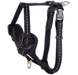 Σαμαράκι Σκύλου Rogz Utility Control Black Small 1,1x23-37cm