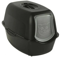 Κλειστή Λεκάνη Γάτας Rotho MyPet Bailey 56x40x39 cm Μαύρο  Κλειστή Λεκάνη Γάτας Rotho MyPet Bailey 56x40x39 cm Μαύρο